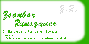 zsombor rumszauer business card